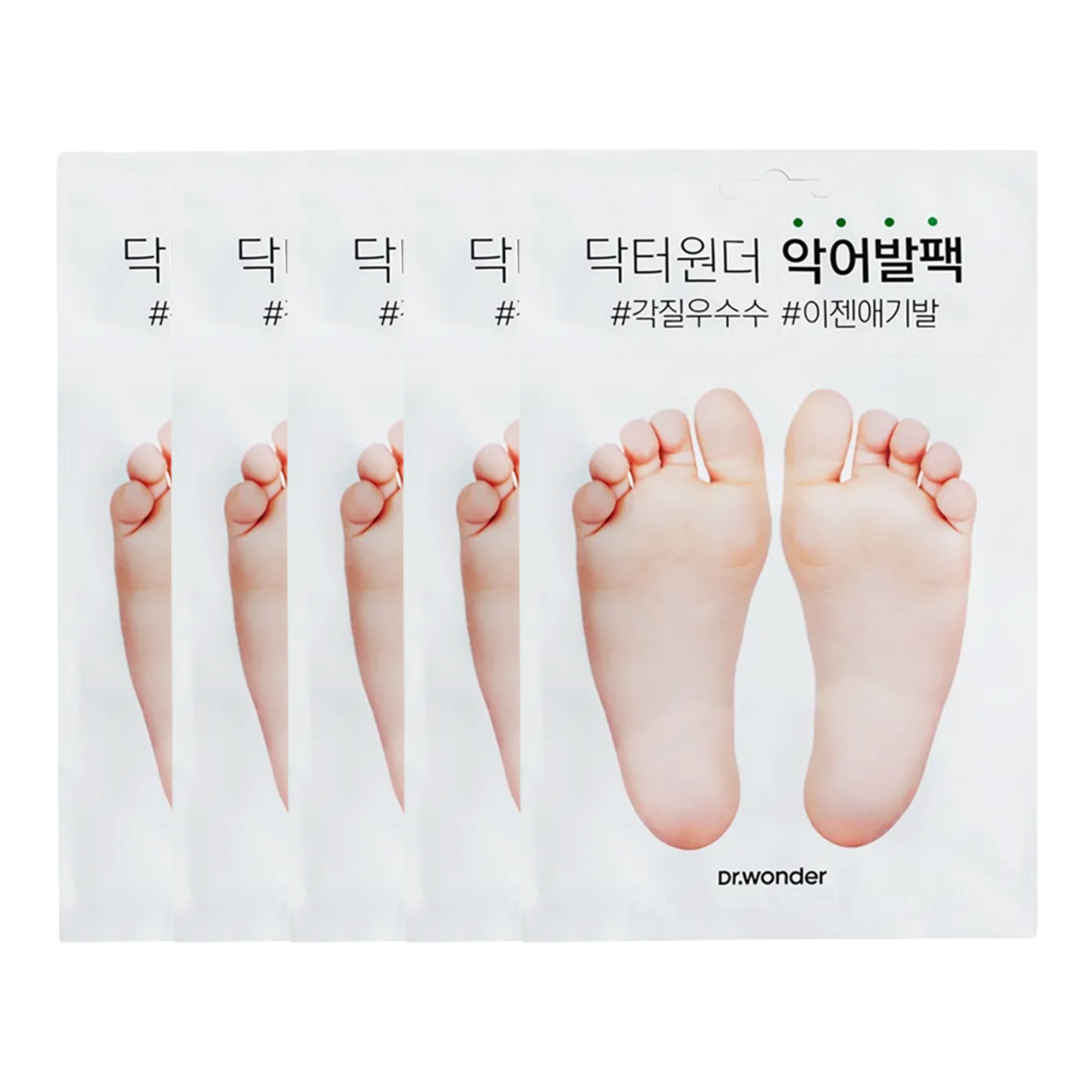 Good-bye Dirty Foot Solution | 去角質滋潤足膜 (5件裝)
